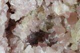 Pink Amethyst Geode Half - Argentina #127316-1